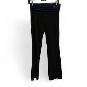 Pink Victoria’s Secret NFL Chicago Bears Blue Lace Fold Down Waistband Leggings